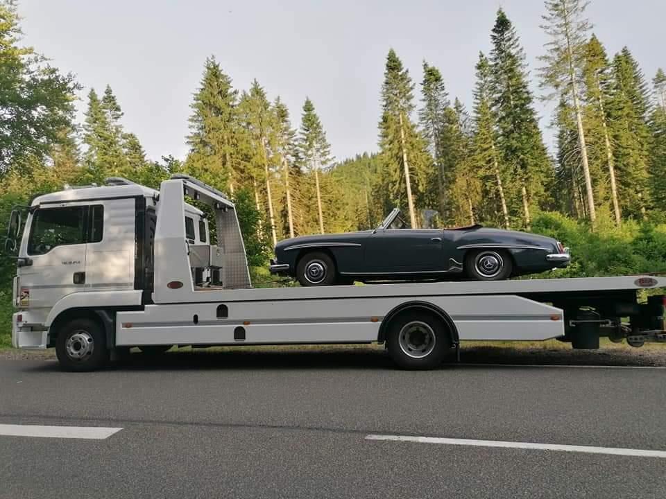 Camion blanc du Garage Gauthier
