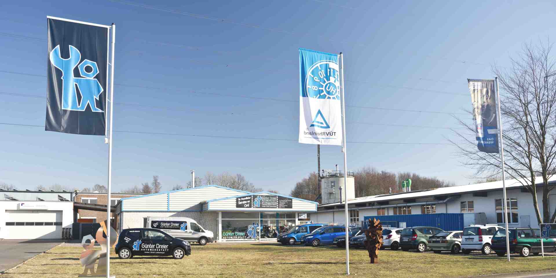 Gelände Autowerkstatt Dreier Inhaber Detlef Lobbenmeyer