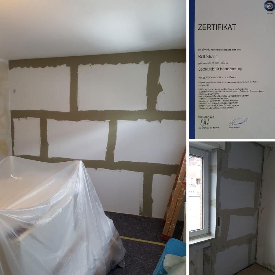 Zertifikat zur professionellen Schimmelbekämpfung vom Malermeister aus Köln
