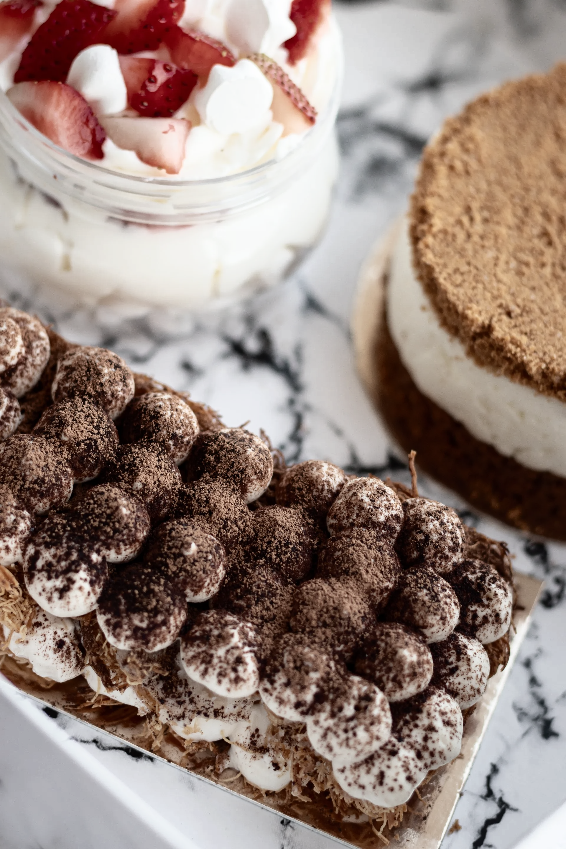 Tiramisu et mousses