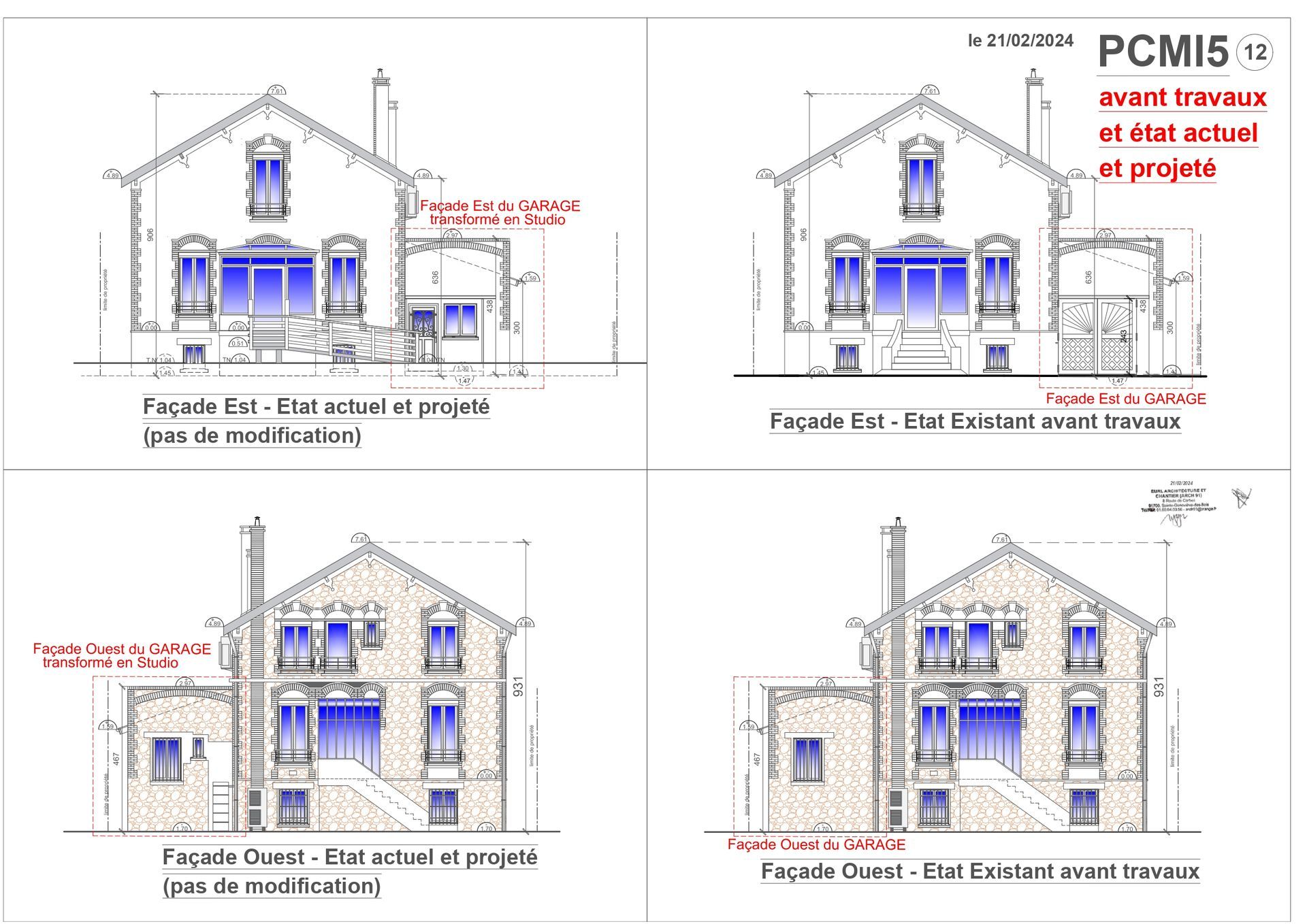 Plan régularisation maison Ste Geneviève des Bois 91