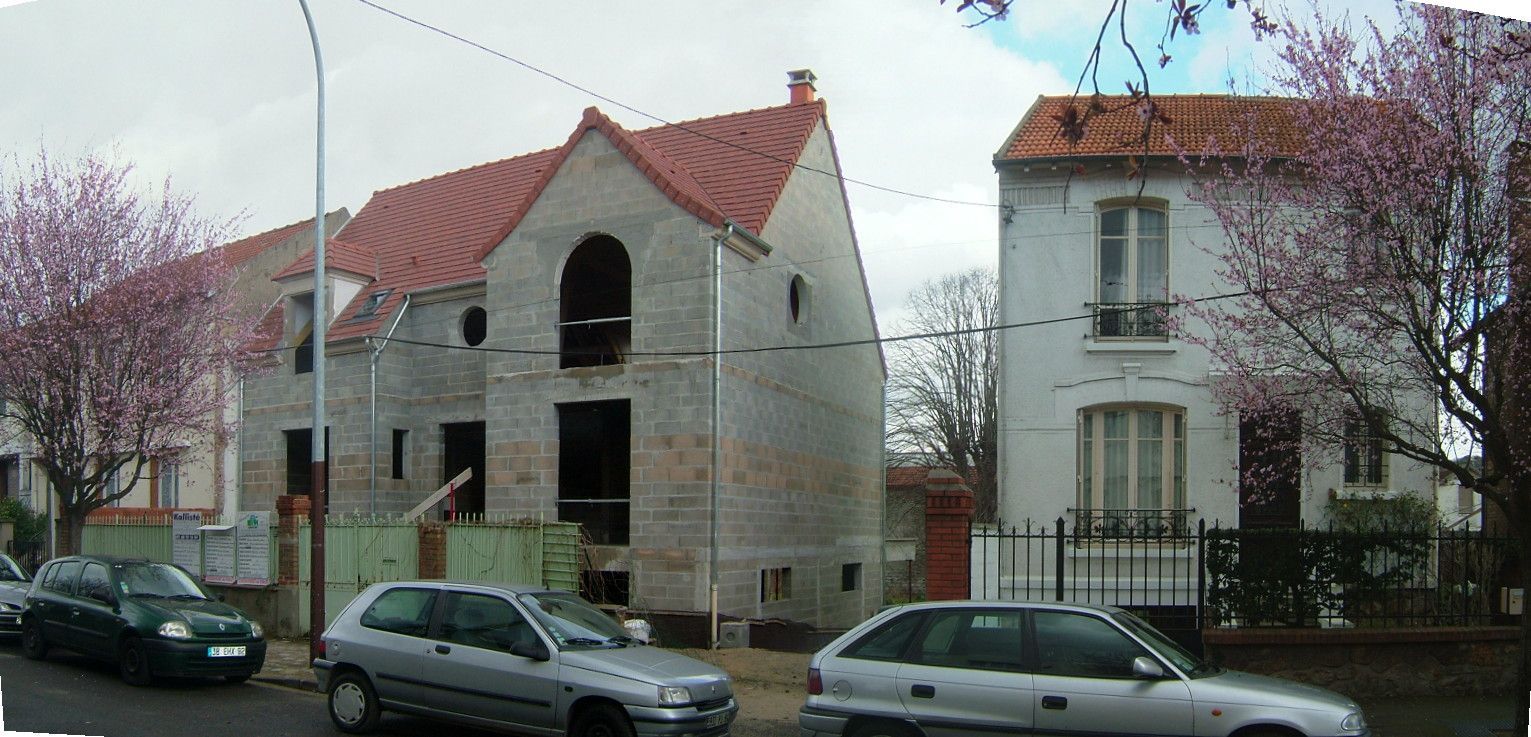 Maison neuve chantier Bourg la Reine 92