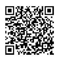Un código QR en blanco y negro sobre un fondo blanco.