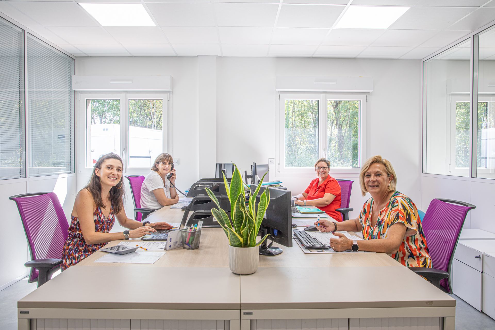 Des professionnels de l'entreprise Marinier