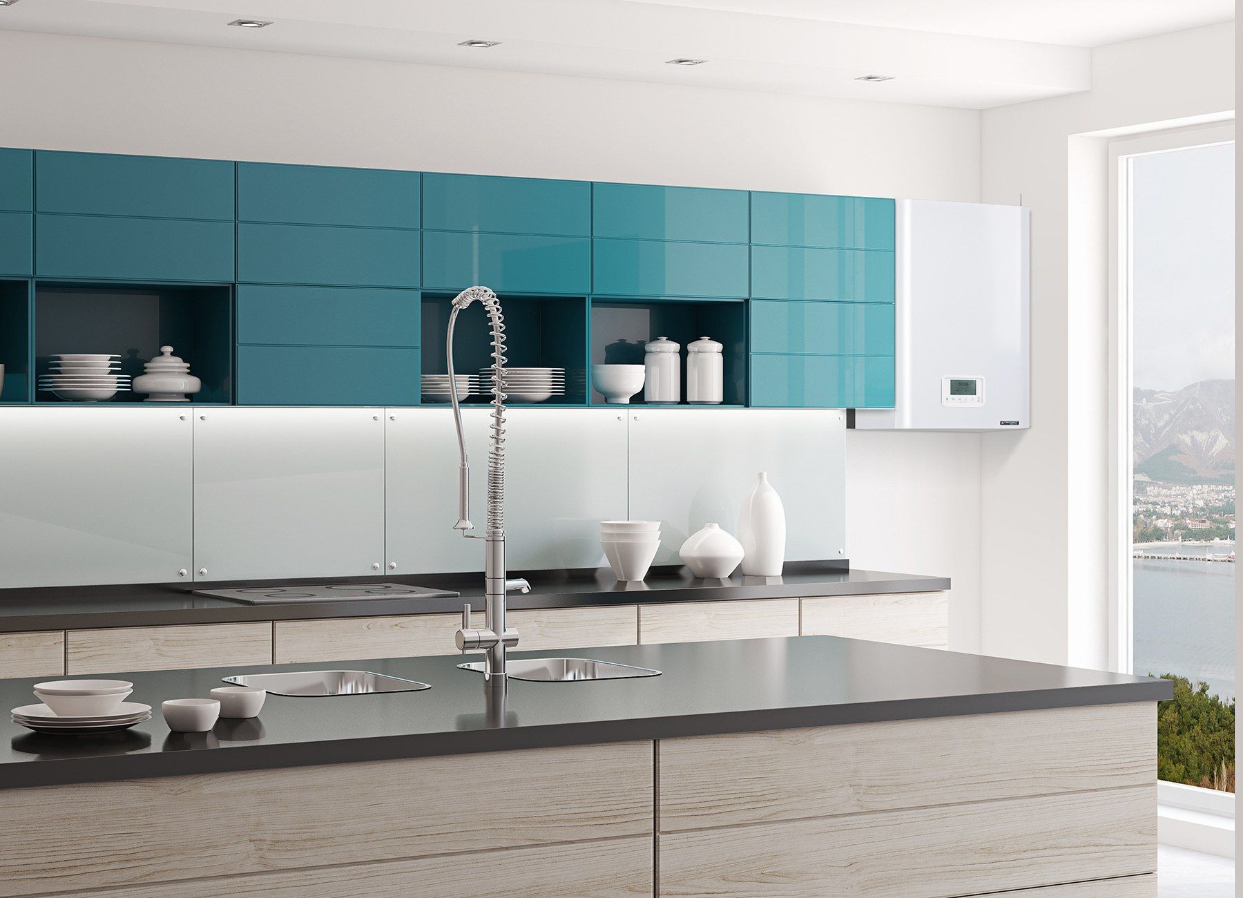 Chaudière gaz à grand volume