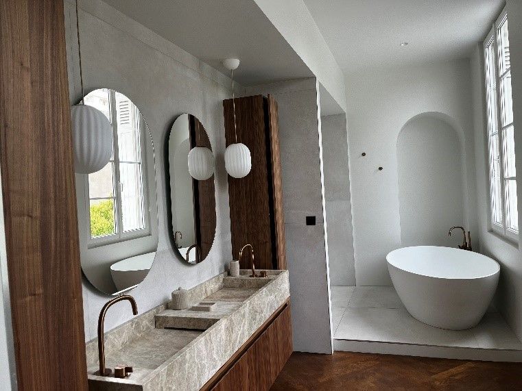 une rénovation de salle de bain