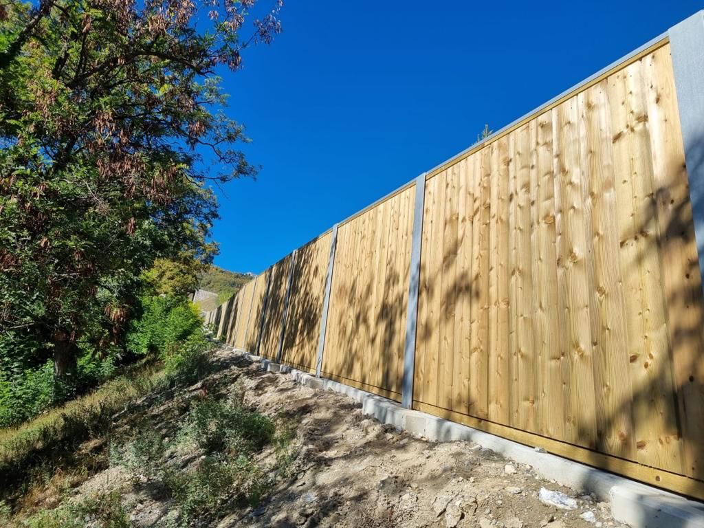 grande cloison antibruit extérieure