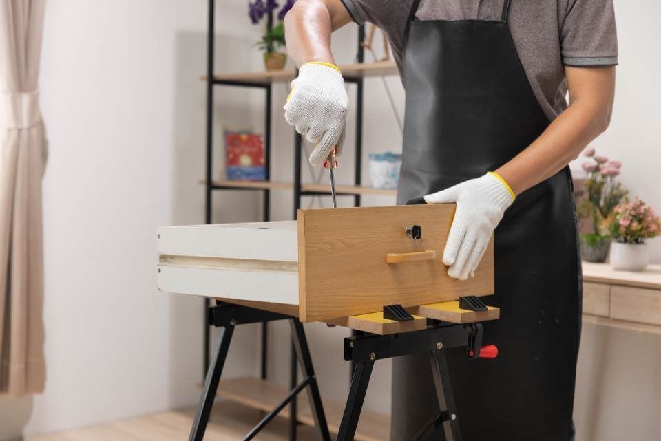 Fehlerbehebung an einer Schublade