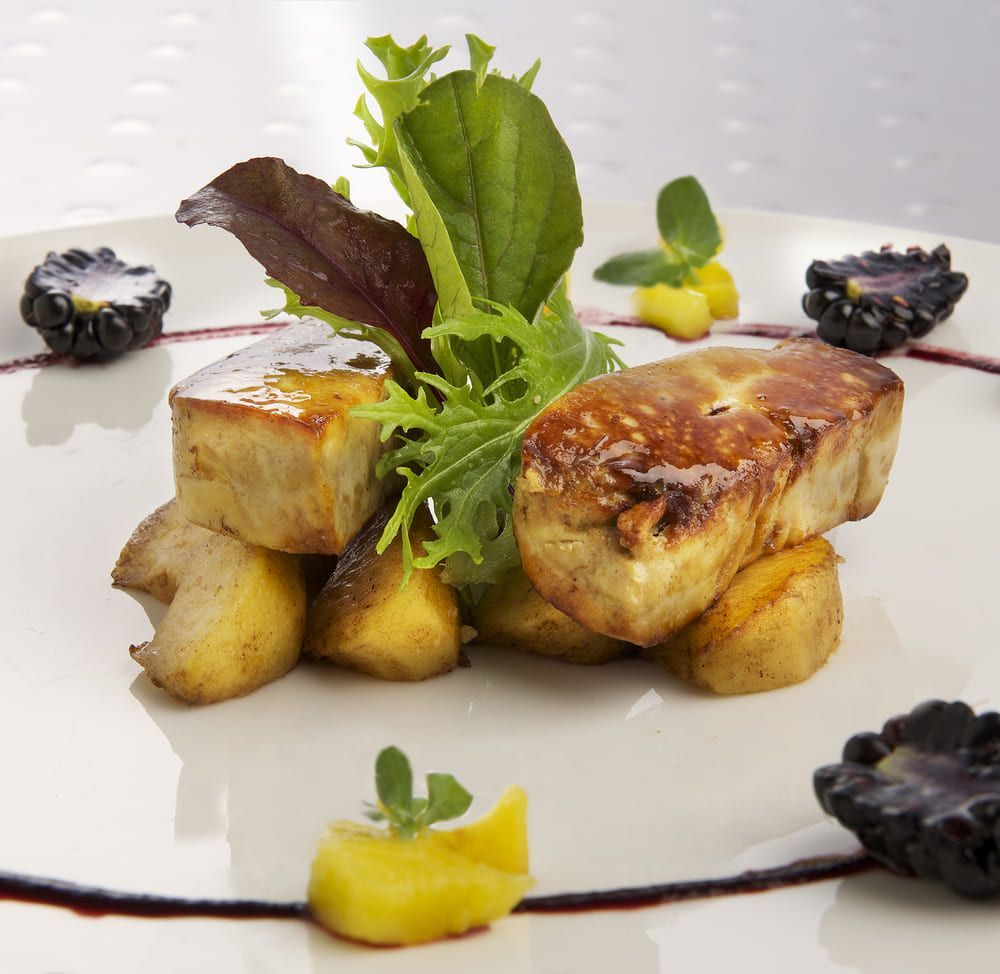 Assiette foie gras poêlé