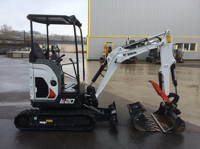 Mini‑pelle Bobcat E20Z – Terrassement 2 tonnes