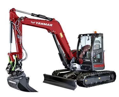 Mini‑pelle Yanmar VIO80 – Terrassement 8 tonnes