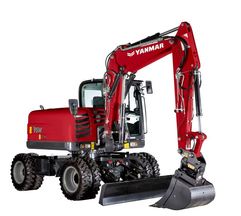 Pelle à pneus YANMAR B95W
