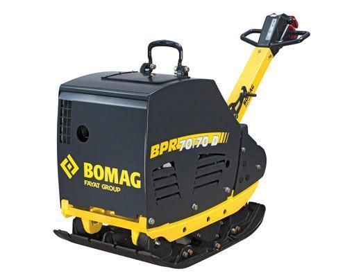 Plaque vibrante BOMAG BPR 70/70 – Compactage 600 kg