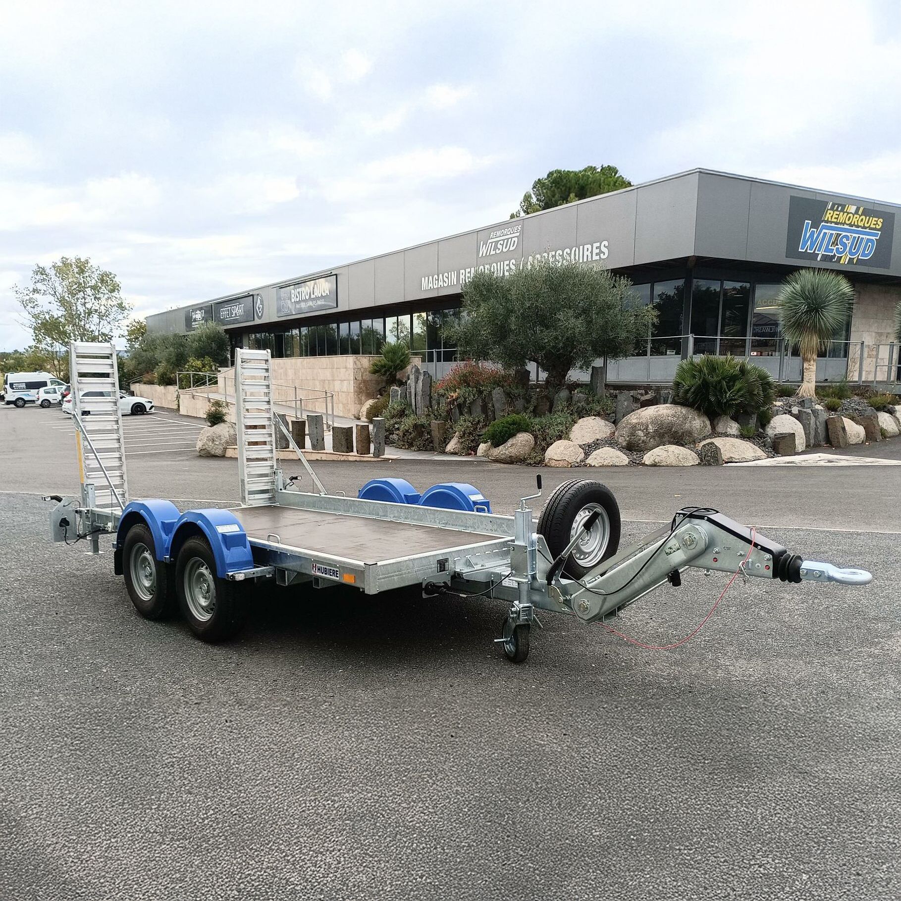 Remorque 2,8T HUBIERE TPG35 – Le choix robuste pour le transport de vos engins