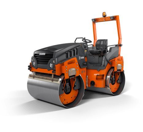 Rouleau tandem Hamm HD14VV – Compactage 4,3 tonnes