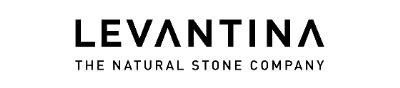 Logotipo de Levantina con el texto “THE NATURAL STONE COMPANY” sobre fondo blanco.