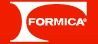 Logotipo de Formica en blanco sobre fondo rojo