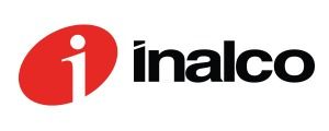 Logotipo de Inalco con un icono rojo y el nombre de la marca en negro sobre un fondo blanco.