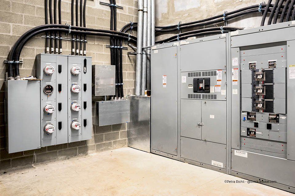 Raum für Elektroinstallationen