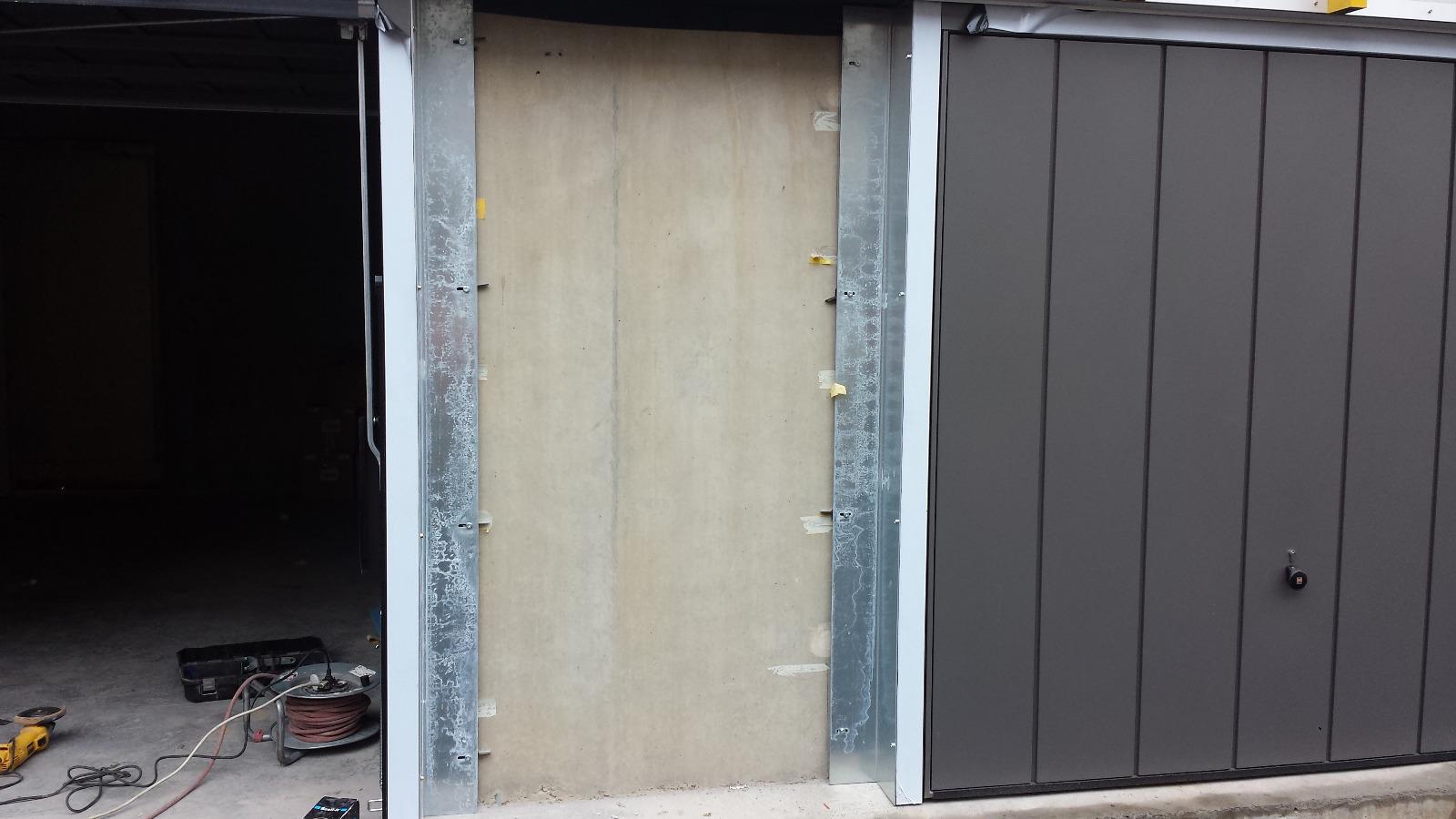 Porte de garage et bardage