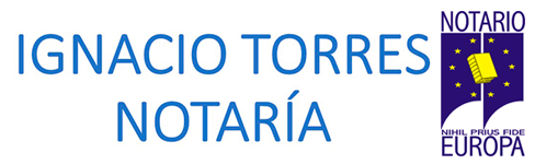 A logo for ignacio torres notaria in europe