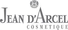 Das Logo von Jean D'Arcel Cosmetique ist schwarz und weiß.