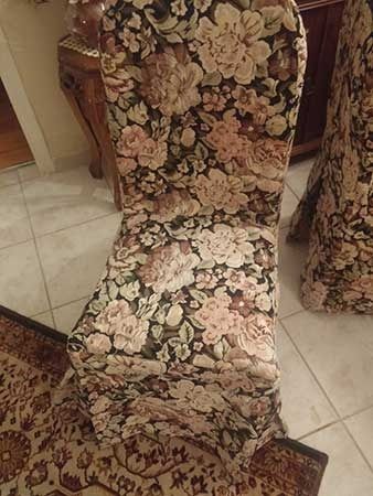 Ντύσιμο καρέκλας floral Α