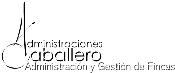 Logo for Administraciones Caballero, a property management company.