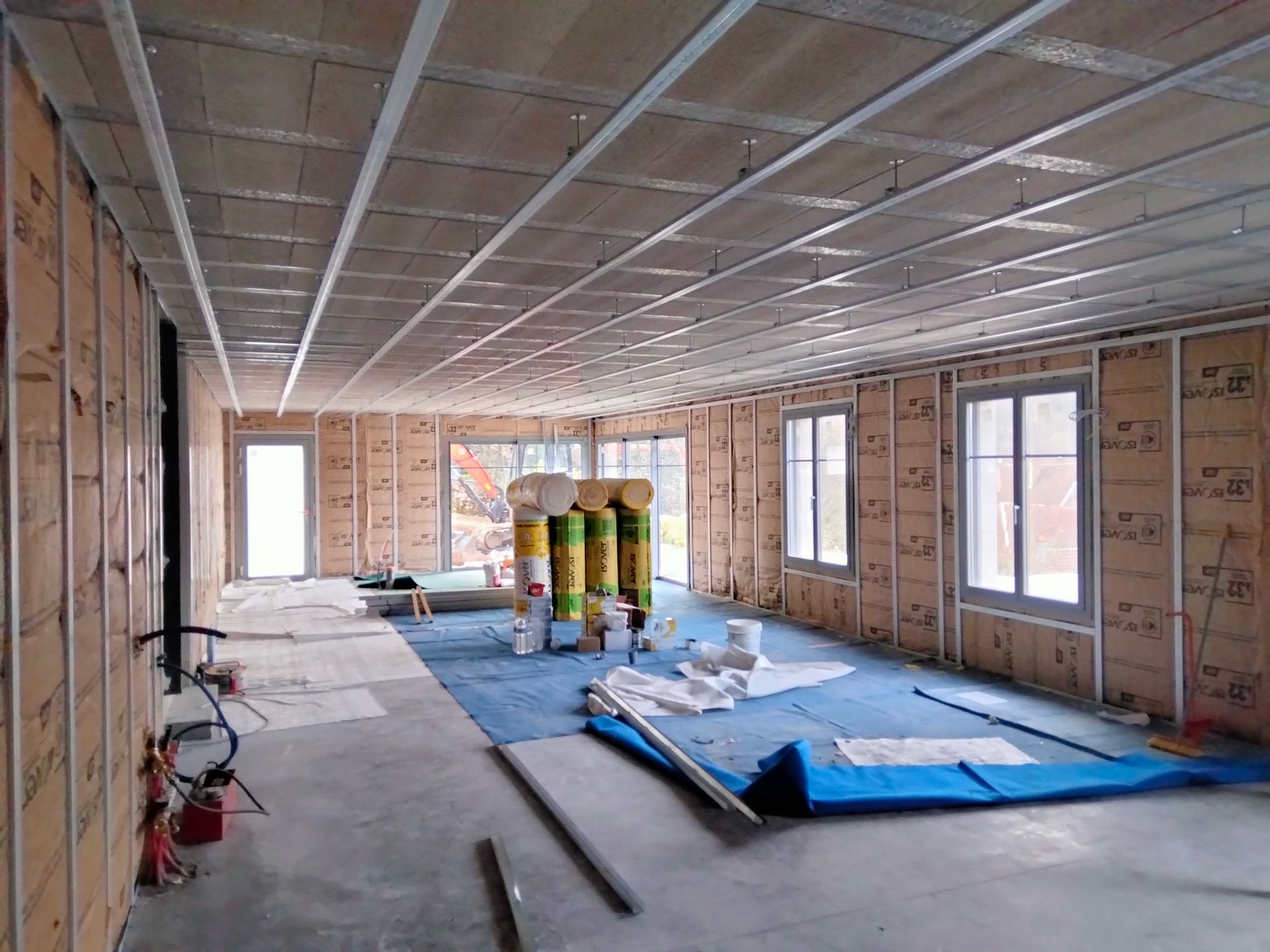 Travaux d'isolation intérieure