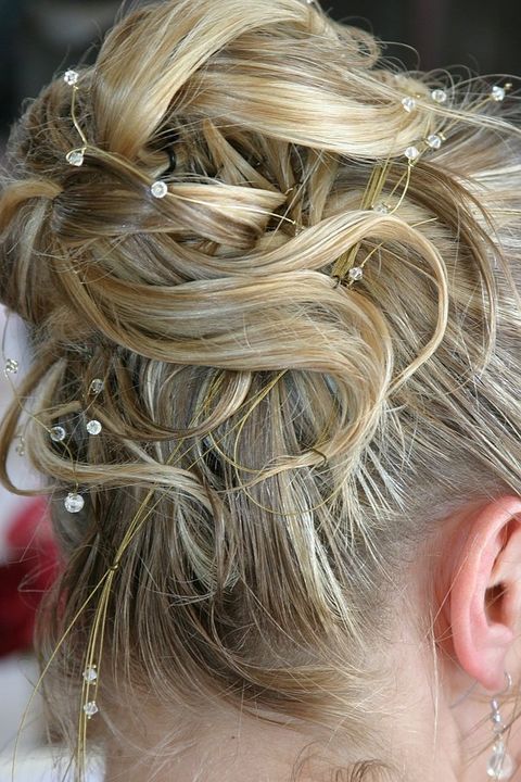 Coiffure de mariée à Mervans, Salon Martine Coiffure de mariée à Mervans, Salon Martine