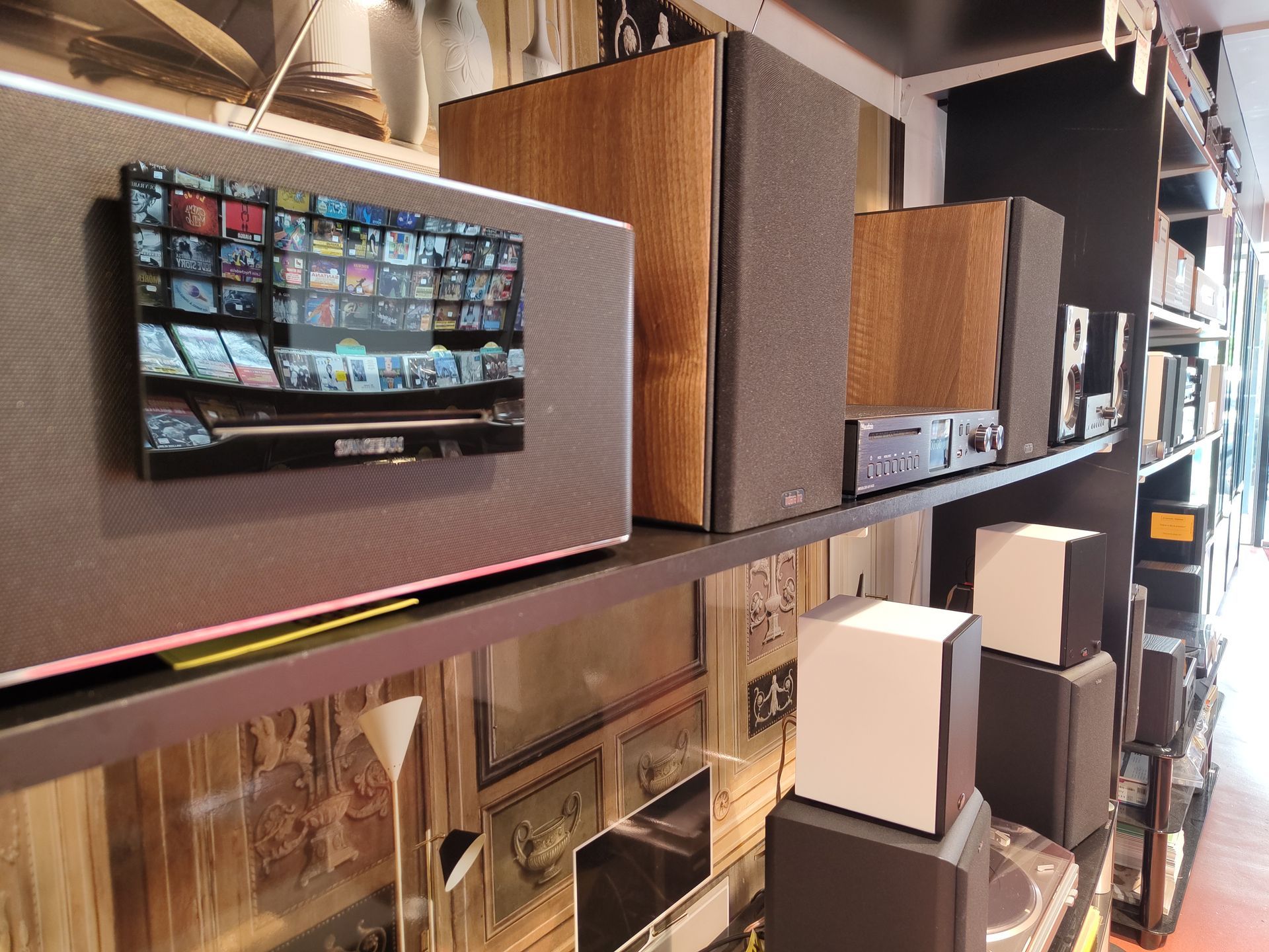 Rayon des enceintes bibliothèques