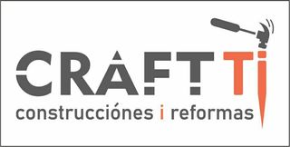 Un logotipo para una empresa de construcción con un martillo y un destornillador.