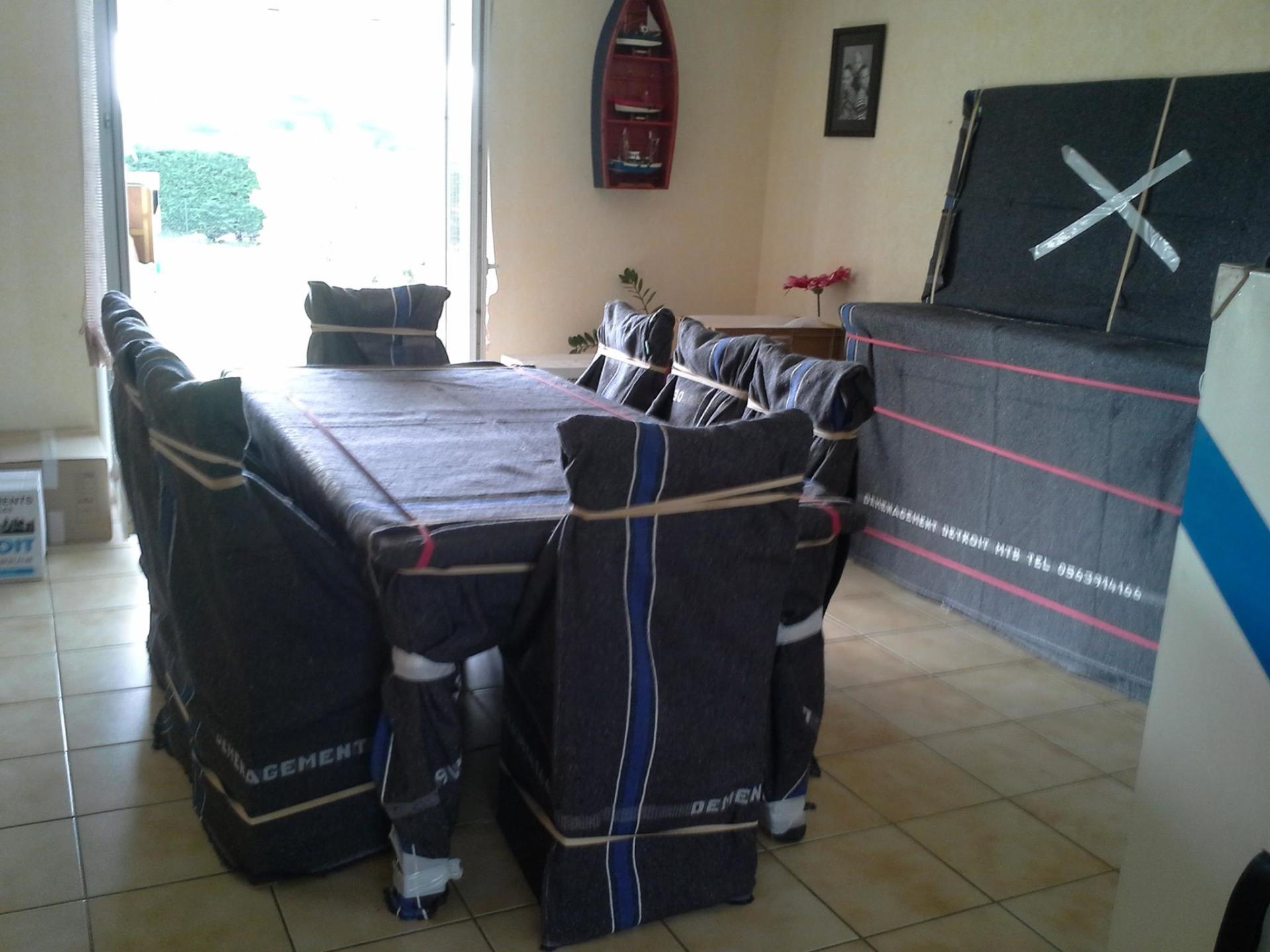 Emballage salon déménagement