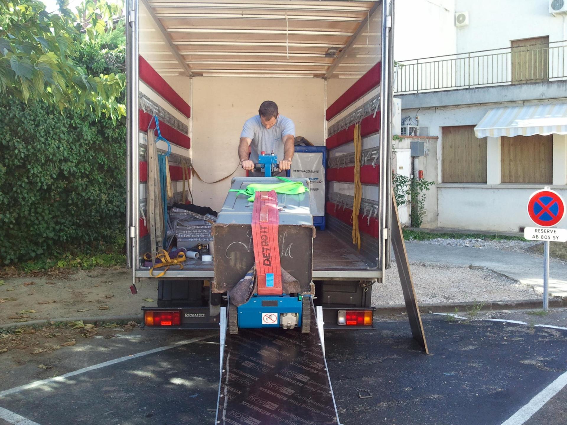 Transport de coffre-fort