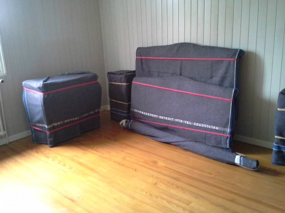 Emballage du mobilier