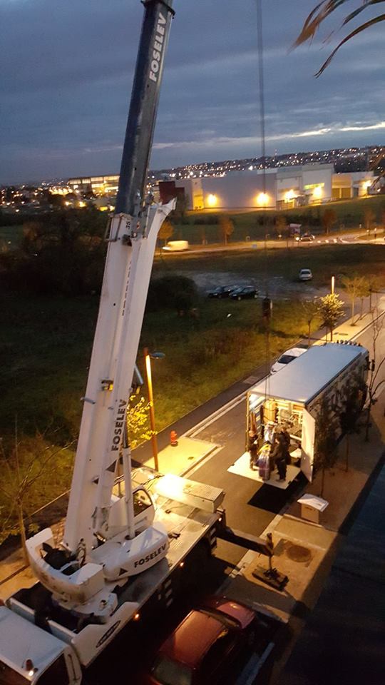 Grutage piano à queue