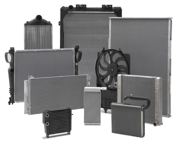 Gamme de radiateurs de voiture