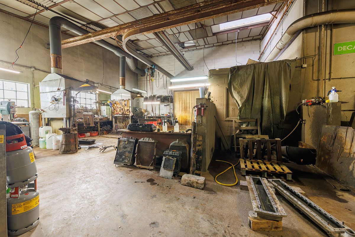 Intérieur de l'atelier