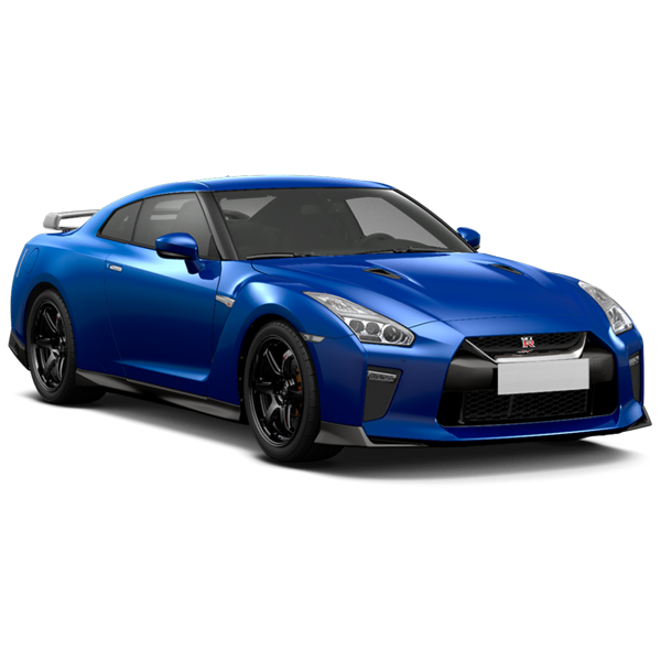 Nissan GTR bleu
