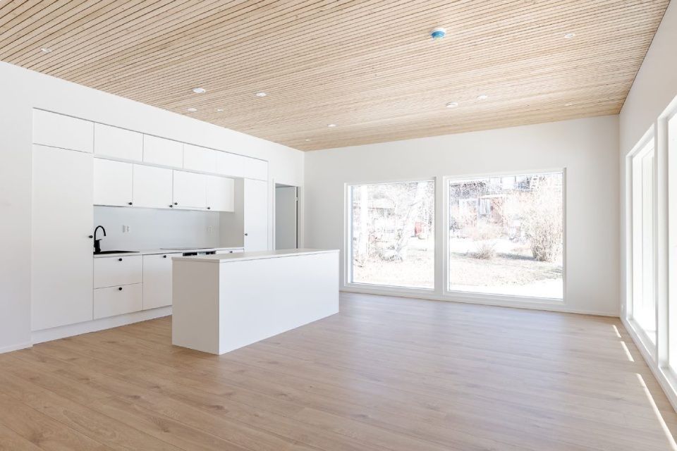 Olohuone ja keittiö
