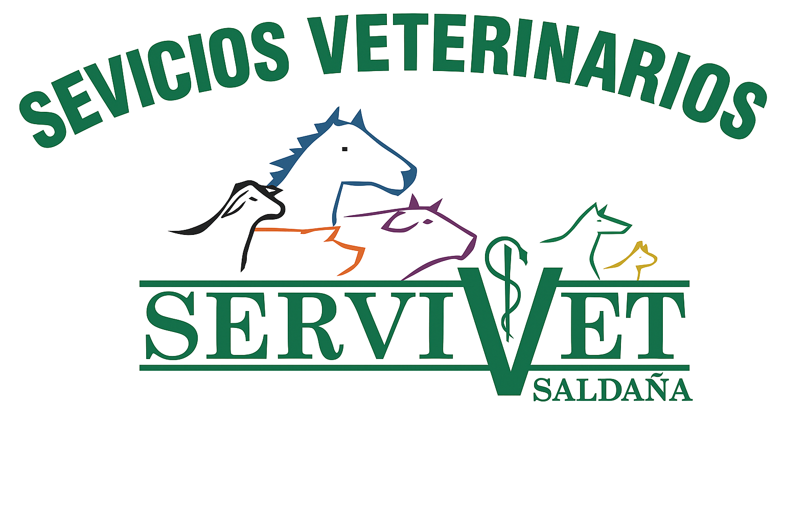 A logo for servicios veterinarios 24h servivet