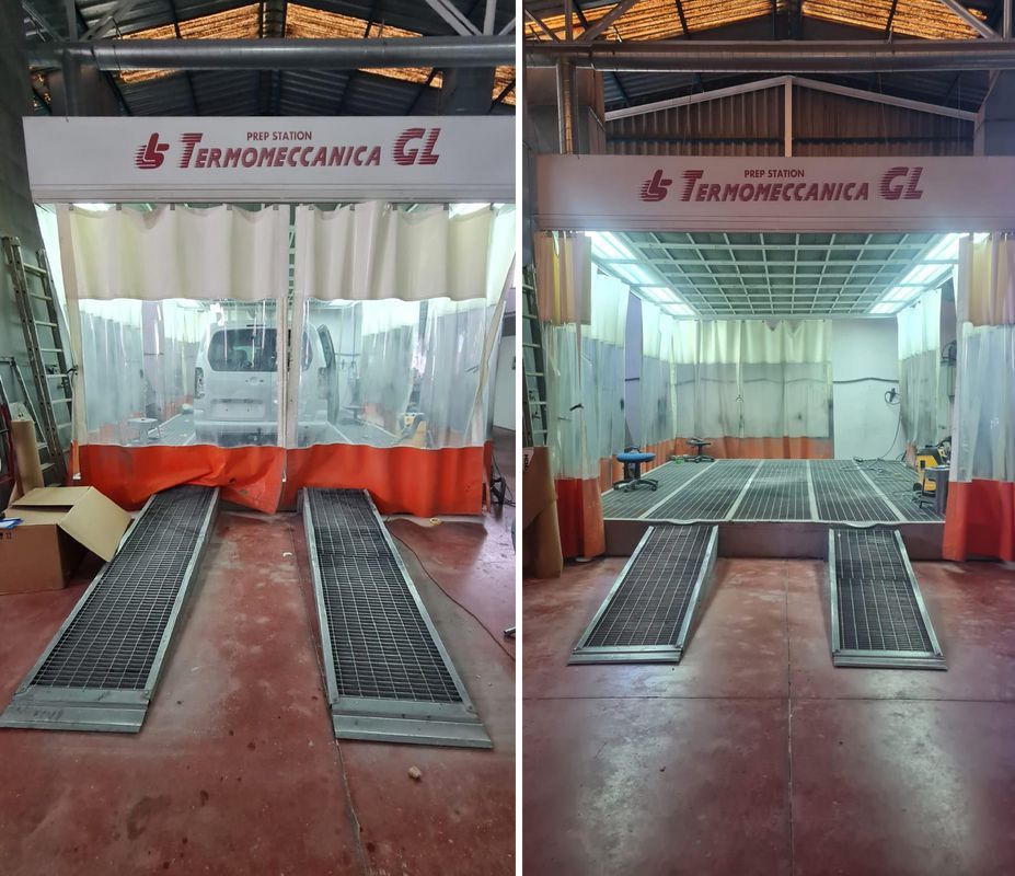 Vista en dos paneles, lado a lado