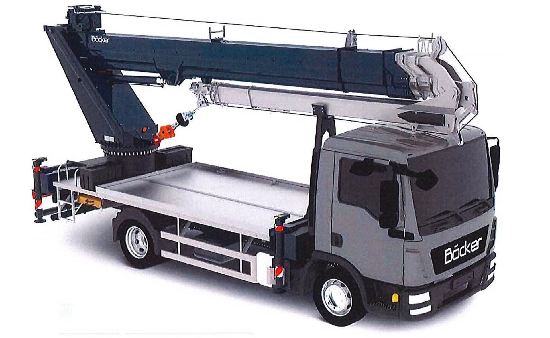 Mietkran für Dachdecker-Arbeiten