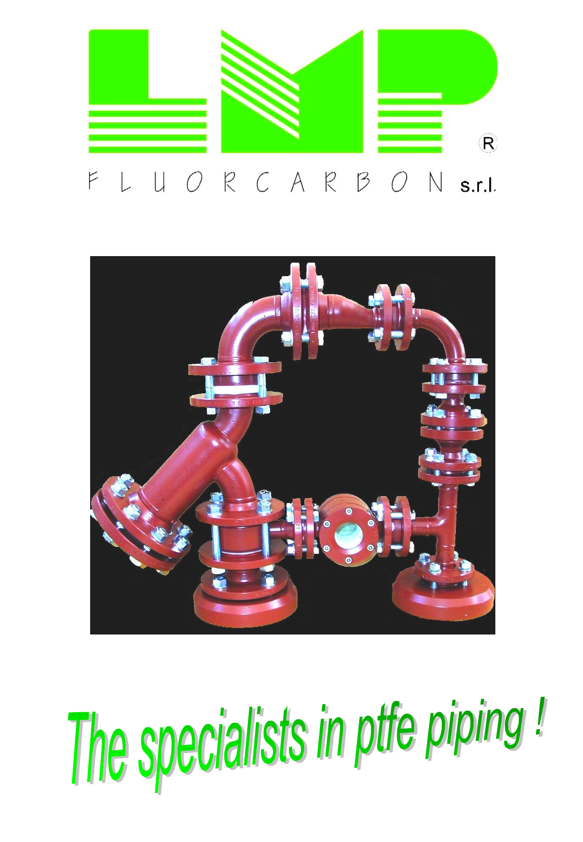 Page d'accueil du catalogue  de LMP Fluocarbon