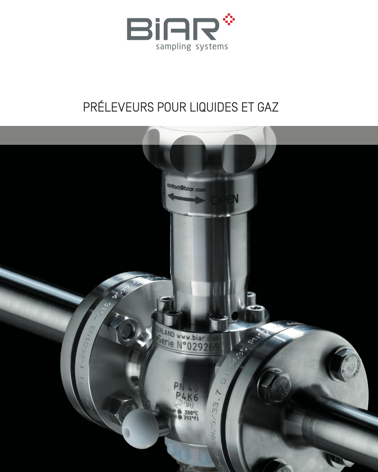 Page de brochure Biar 