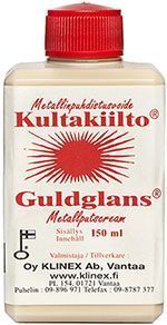 KULTAKIILTO® arvometallien kiillotus- ja puhdistusaine