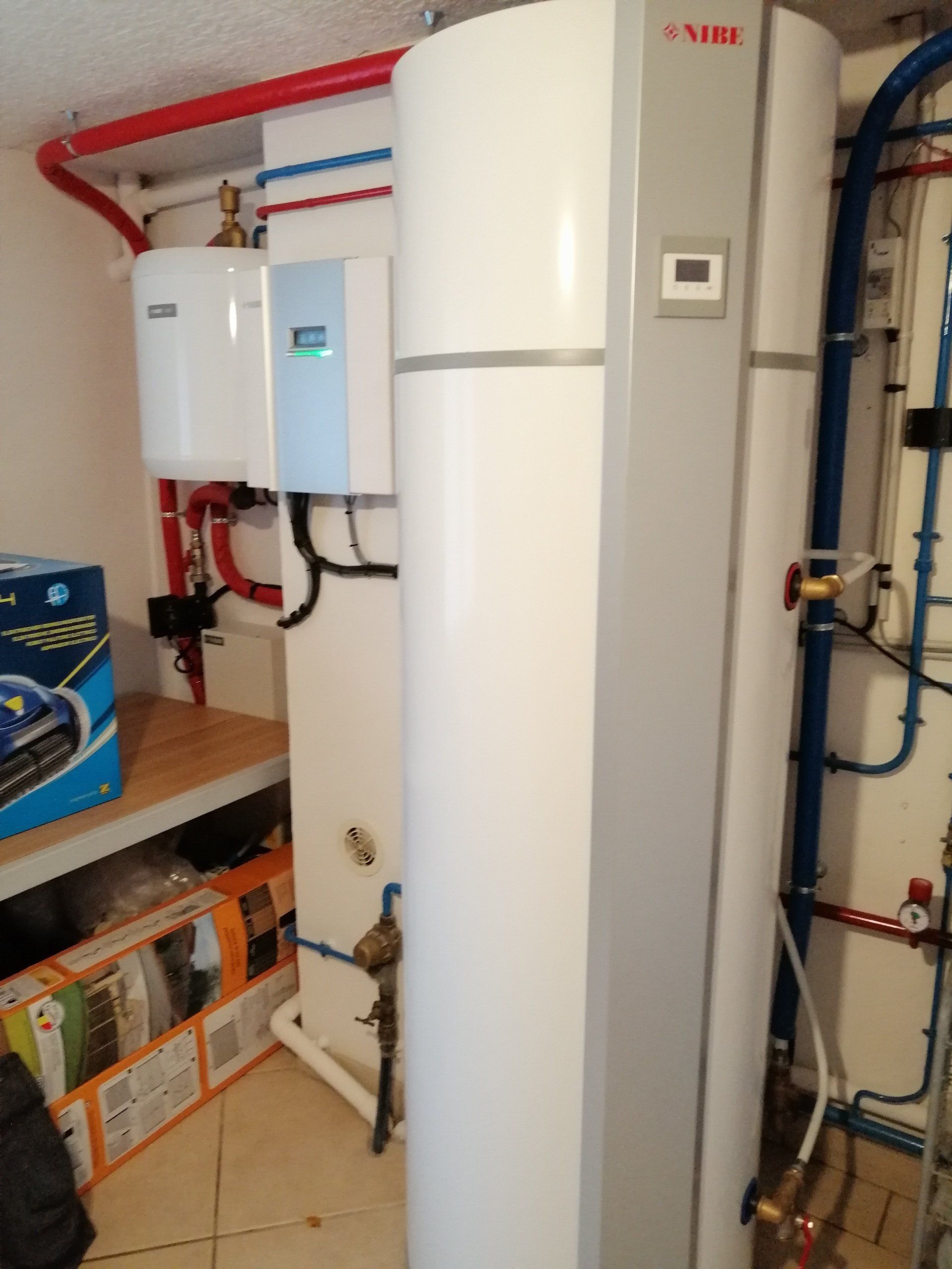 Pose de pompe à chaleur