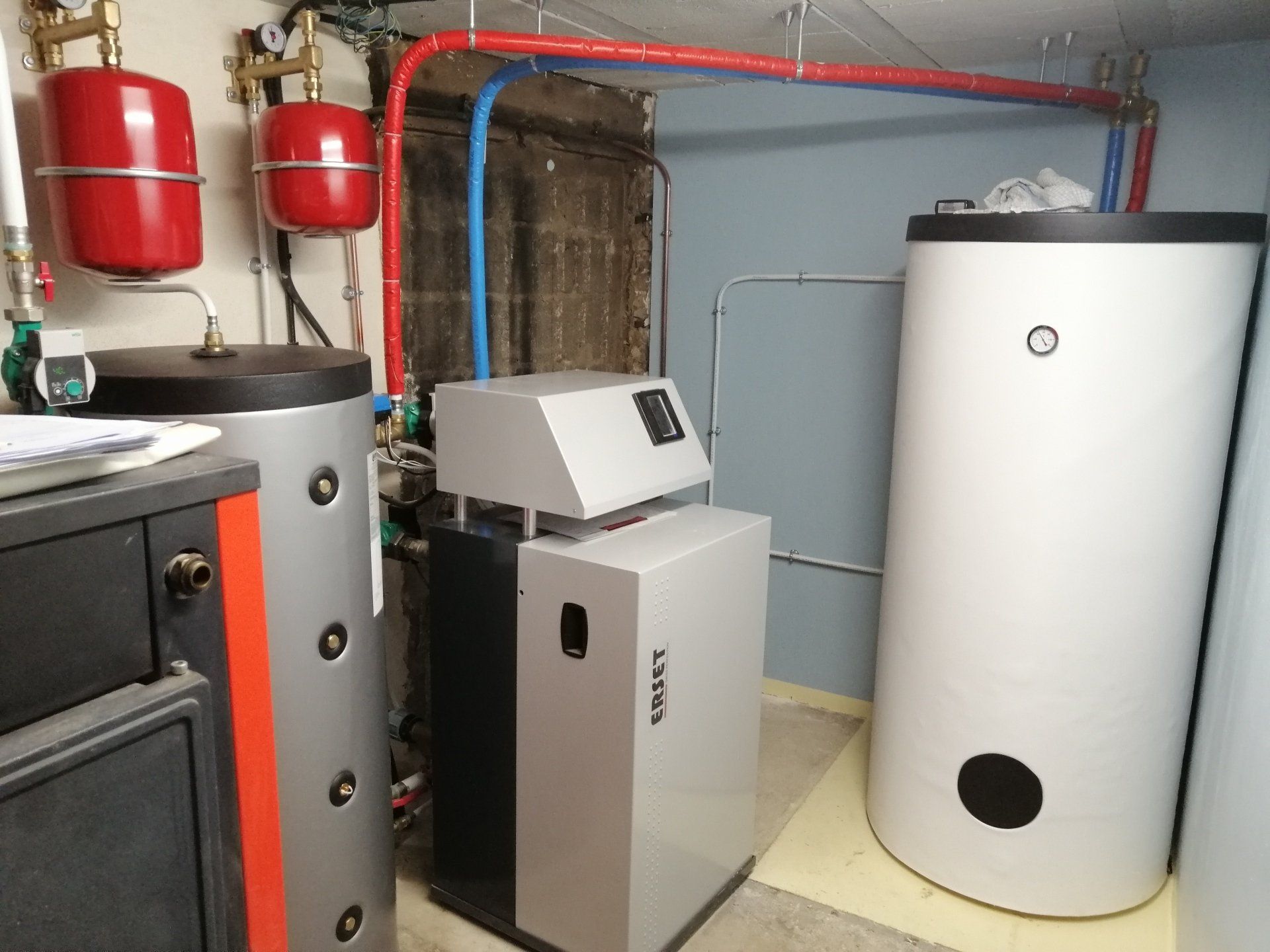 Mise en place d'une pompe à chaleur