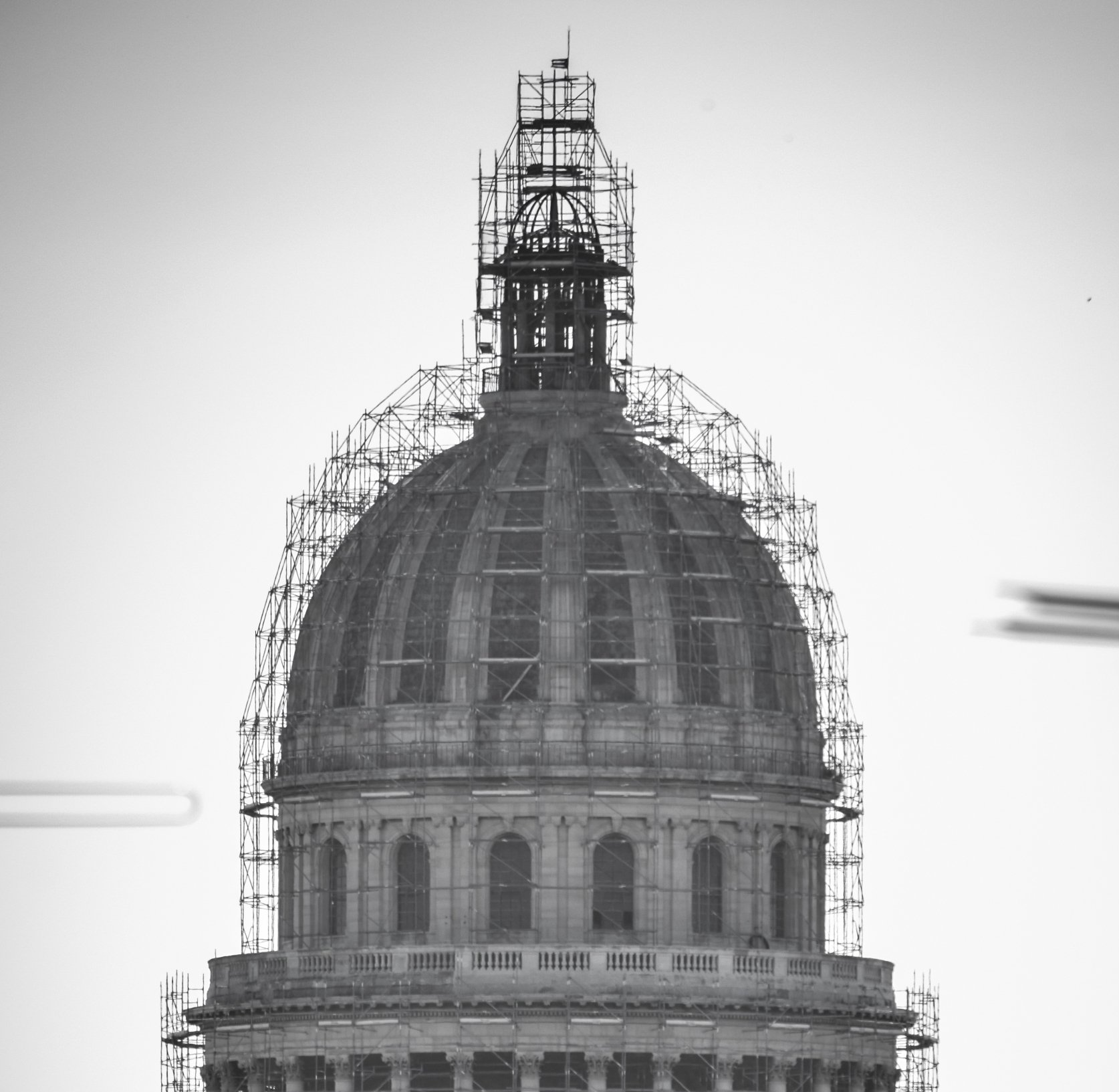 Echafaudage sur pied