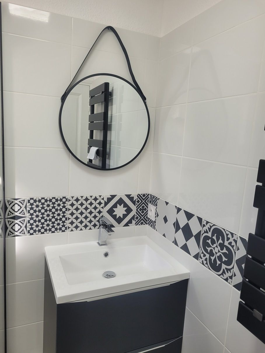 Une salle de bains rénovée